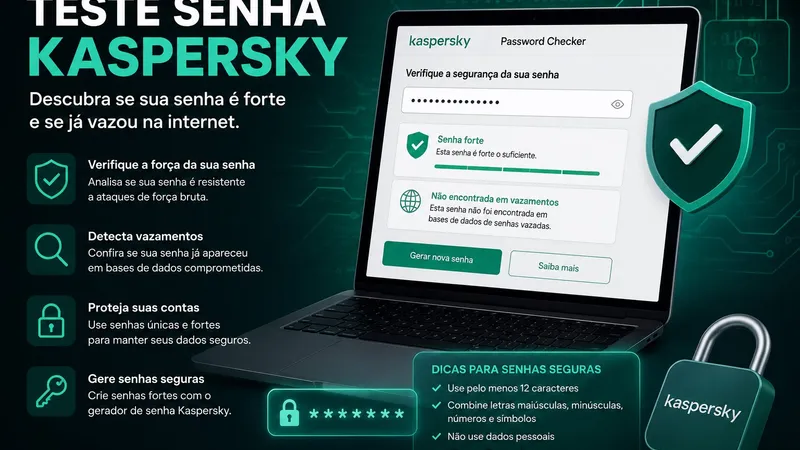 Verificador de contraseñas Kaspersky: descubre si tu contraseña es segura o si ya se filtró
