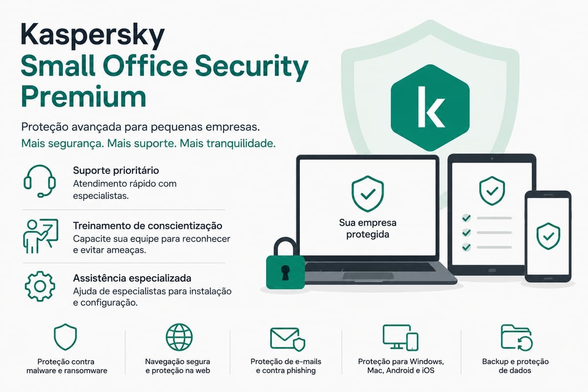 Kaspersky Small Office Security Premium: protección avanzada con soporte especializado, capacitación en concienciación y asistencia técnica para pequeñas empresas